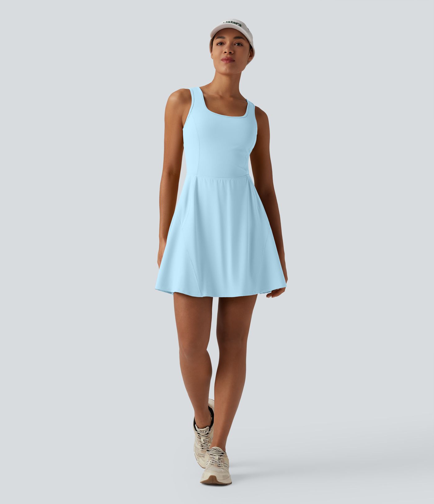 SoftlyZero™ Airy 2-in-1 Cool Touch Mini Dance Active Dress with Pockets-Easy Peezy Edition-Longer Length