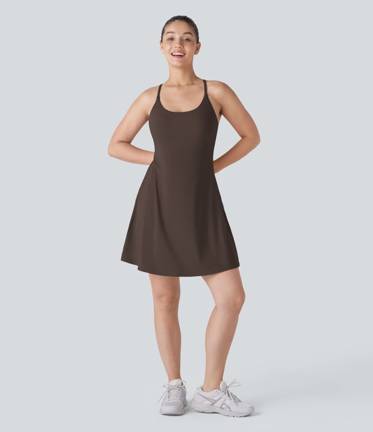 SoftlyZero™ Plush Backless Active Dress-Longer Length-Easy Peezy Edition