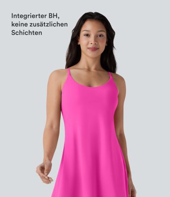 Softlyzero™ Plush Rückenfreies 2-in-1 Mini-Tanzkleid mit Seitentaschen - Easy Peezy Edition