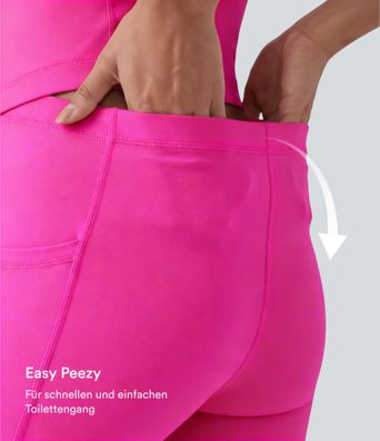 Softlyzero™ Plush Rückenfreies 2-in-1 Mini-Tanzkleid mit Seitentaschen - Easy Peezy Edition