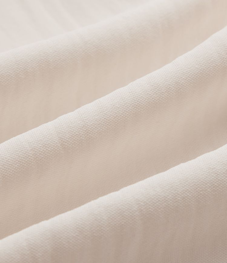 Mid Rise Drawstring Split Linen-Feel Casual Baggy Pants with Pockets