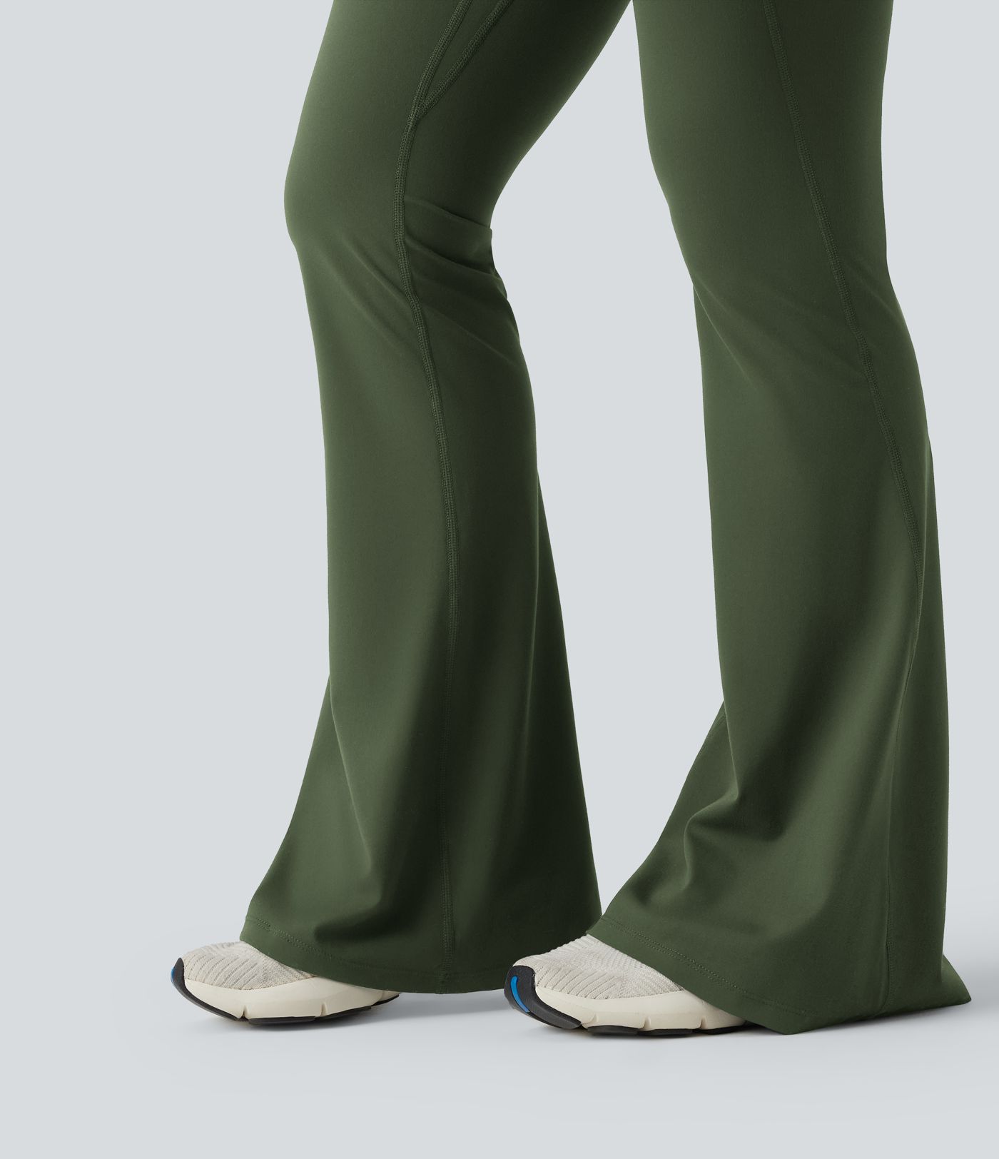 Halara UltraSculpt™ High Waisted Scrunch Butt Lifting Tummy Control Shaping Yoga Flare Leggings with Pockets