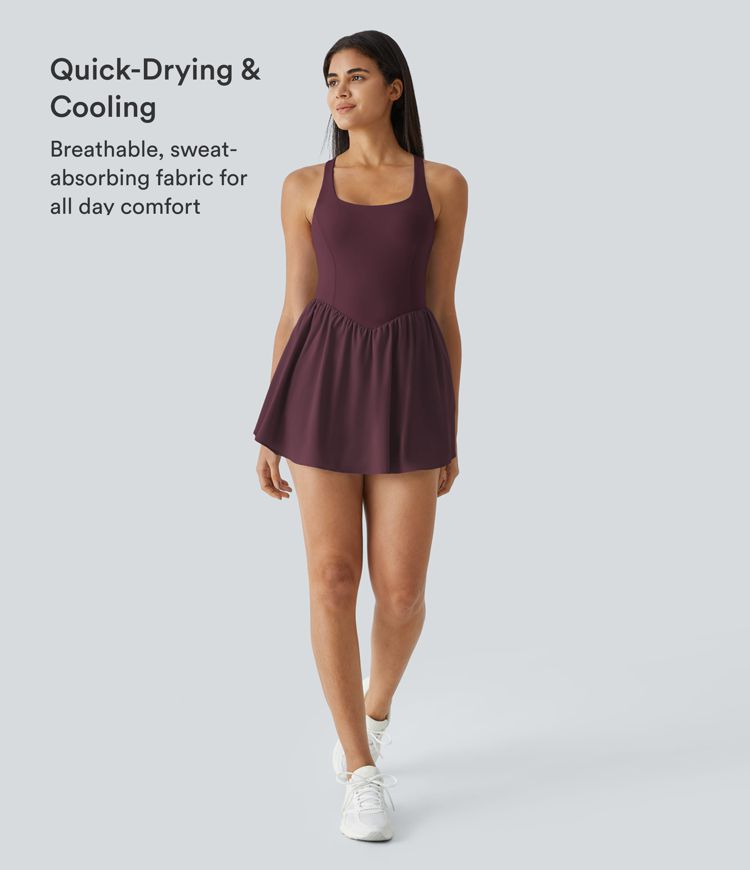 Breezeful™ Corset 2-in-1 Pocket Mini Quick Dry Flowy Pickleball Active Dress