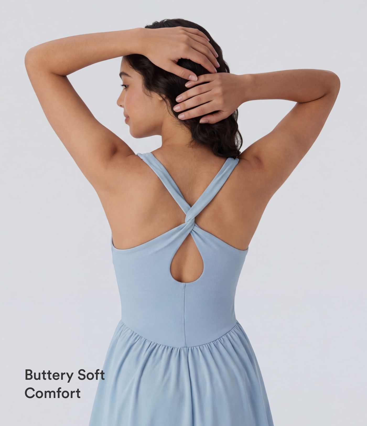 Breezeful™ Corset 2-in-1 Pocket Mini Quick Dry Flowy Pickleball Active Dress-Longer Legnth