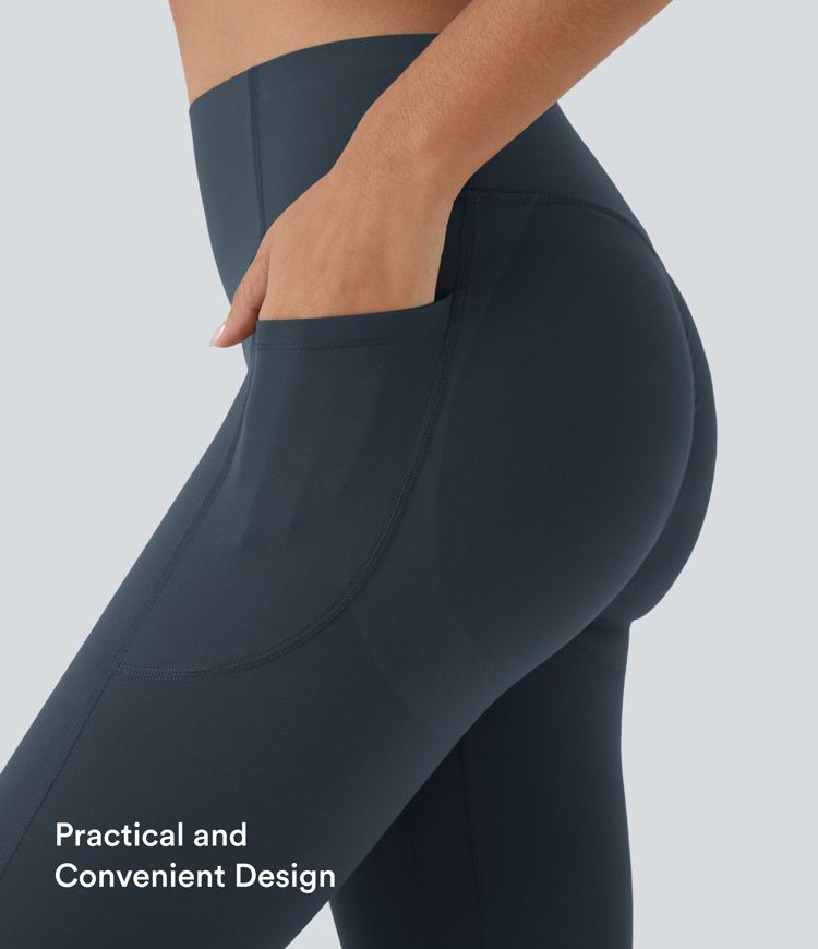 Halara UltraSculpt™ High Waisted Scrunch Butt Lifting Tummy Control Pocket Shaping Capri Training Leggings