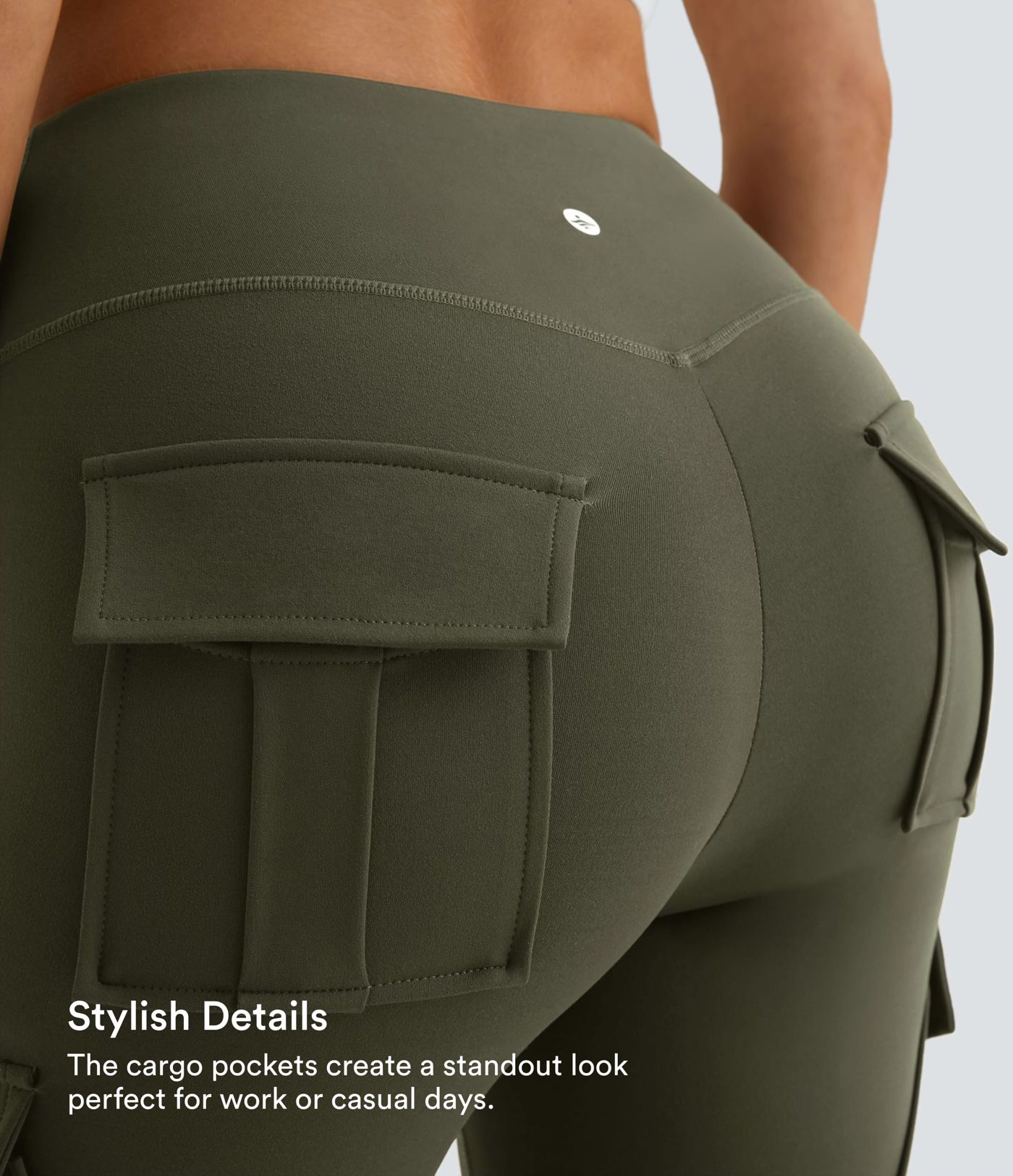 DayStretch High Waisted Cargo Pocket Skinny Yoga Leggings