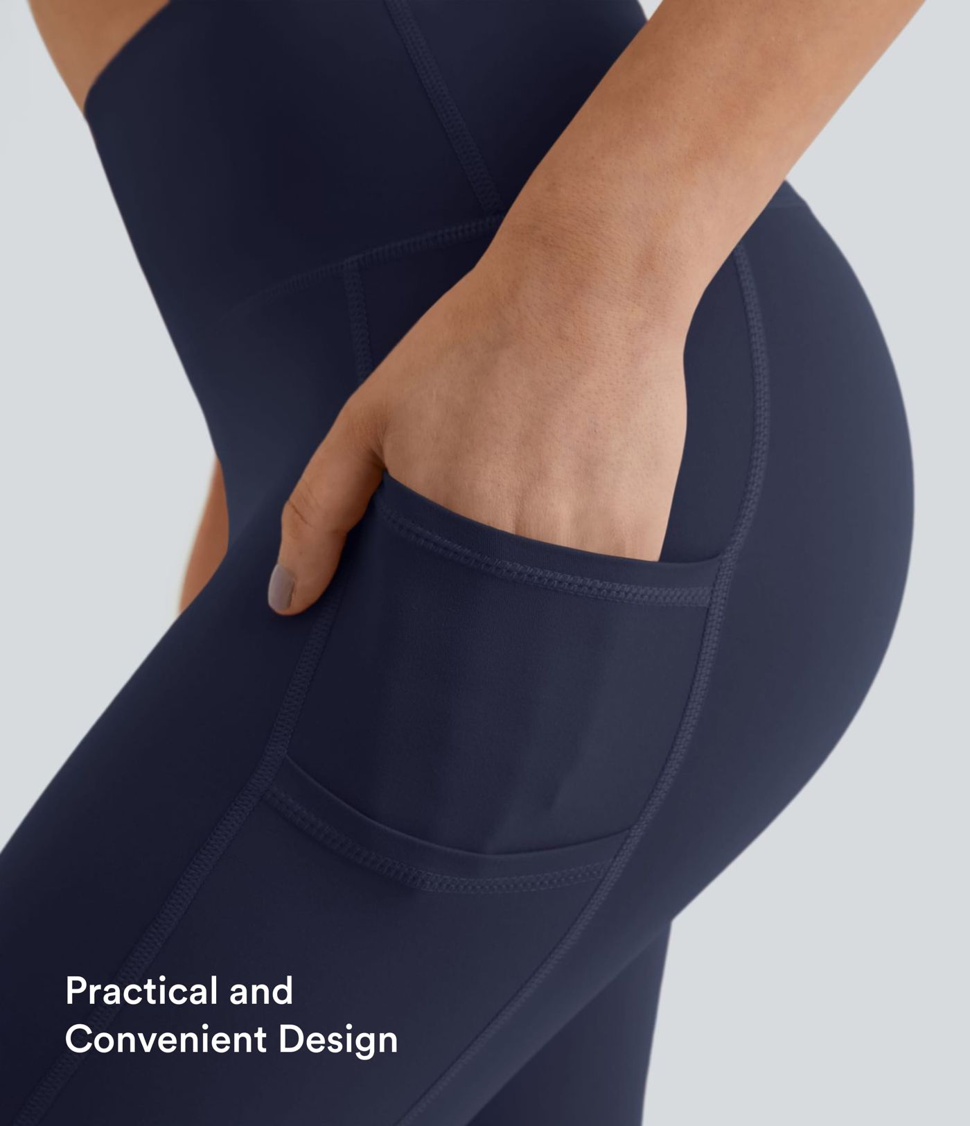 Leggings Softlyzero™ liso bolsillo doble tiro alto-UPF50+