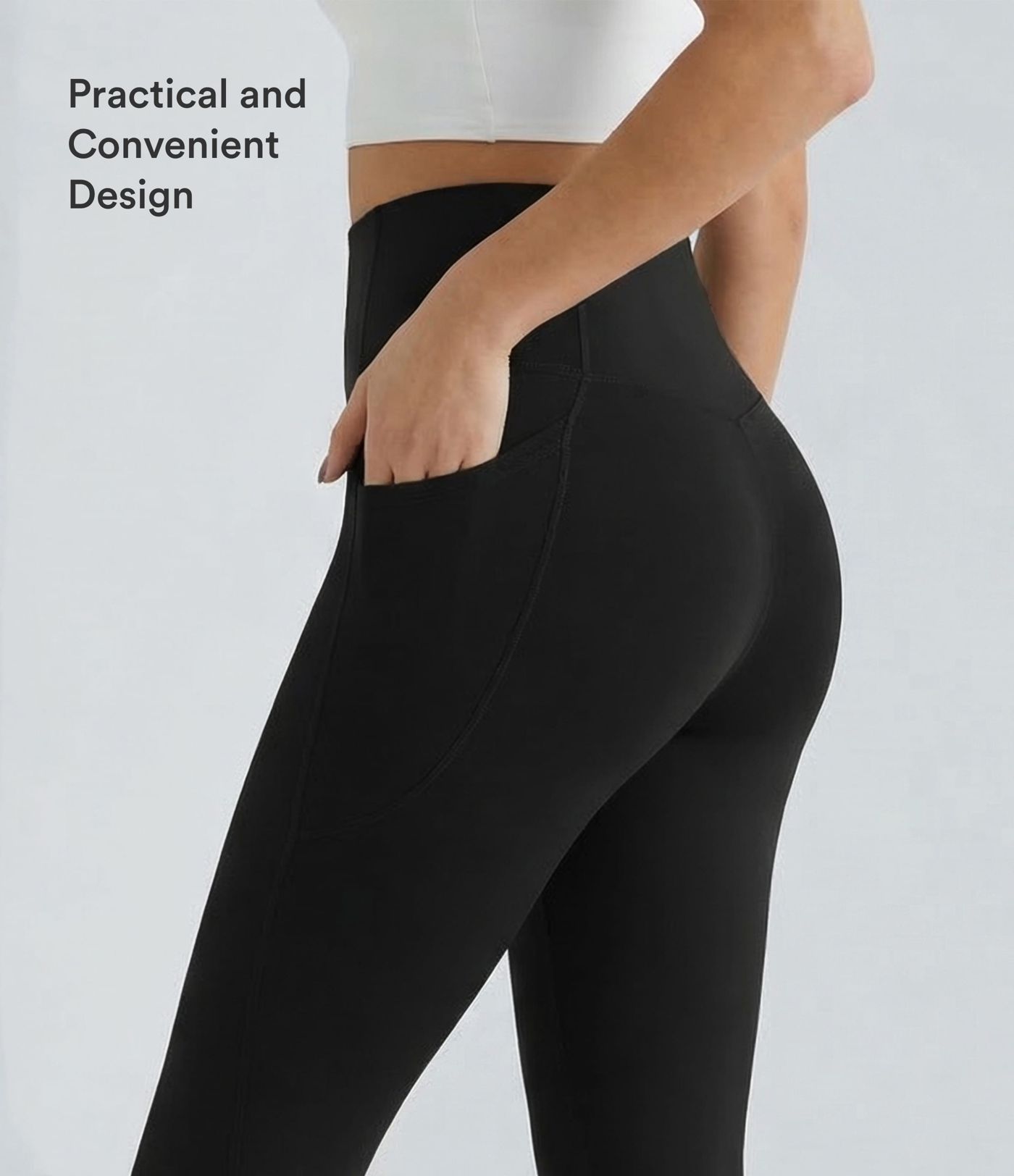 Halara UltraSculpt™ High Waisted Tummy Control Pocket Shaping Training Capri Leggings