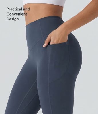 Halara UltraSculpt™ High Waisted Tummy Control Butt Lifting Ruched Pocket Shaping Yoga Leggings
