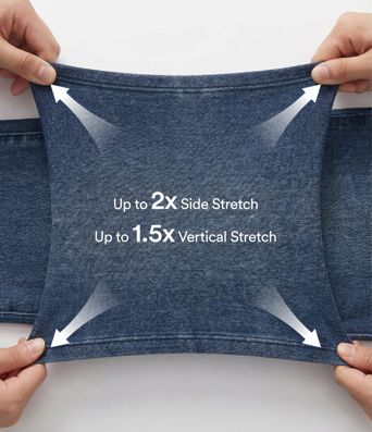 Leggings oficina Halara Flex™ mezclilla elástico lavado bolsillo lateral cruzado