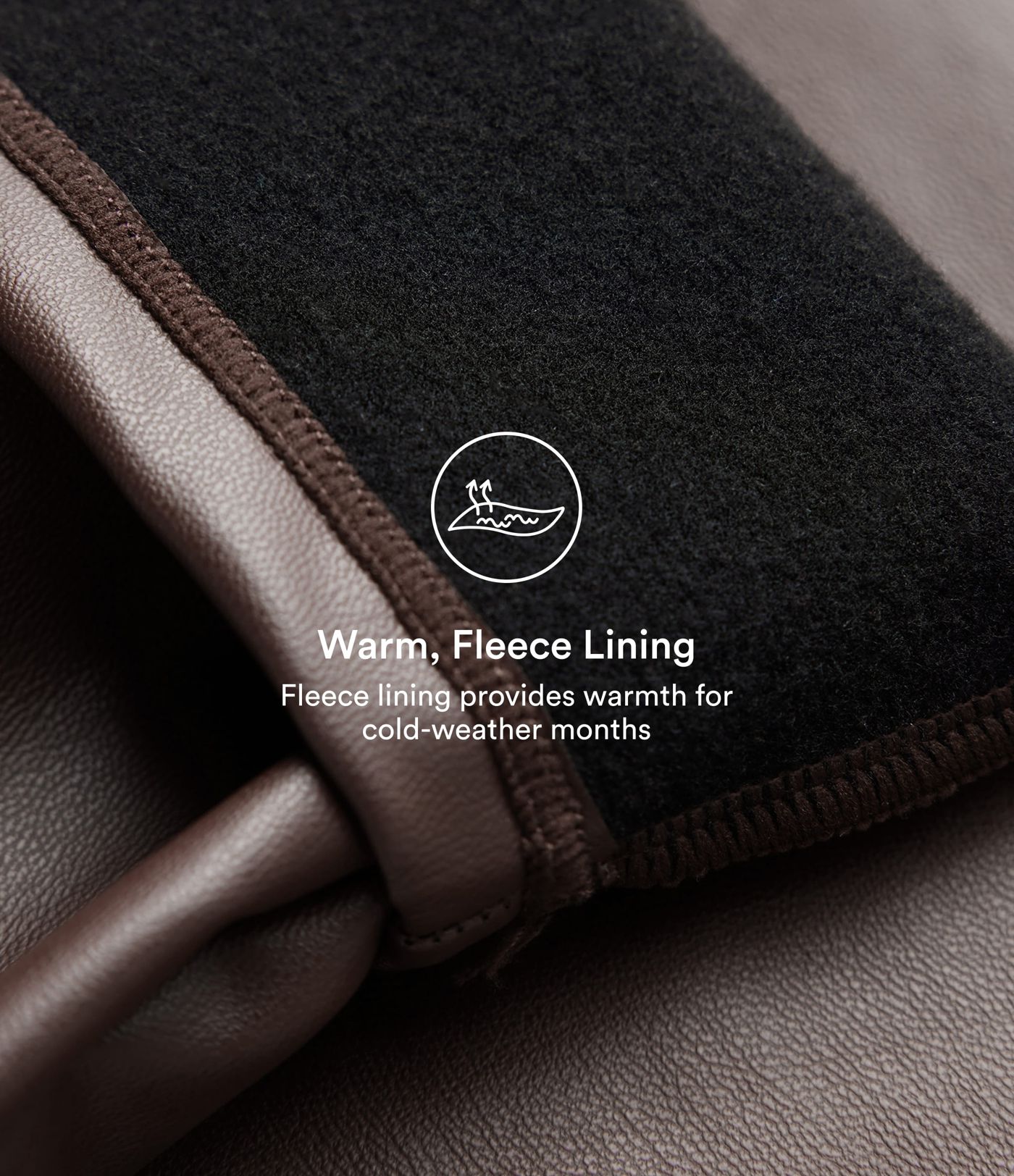 High Waisted Tummy Control Stretchy PU Fleece 7/8 Skinny Casual Leggings with Pockets