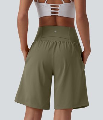 SoftlyZero™ Airy Super High Waisted 2-in-1 Cool Touch Yoga Shorts 9" with Pockets SoftlyZero™ Airy Super High Waisted 2-in-1 Cool Touch Yoga Shorts 9" with Pockets