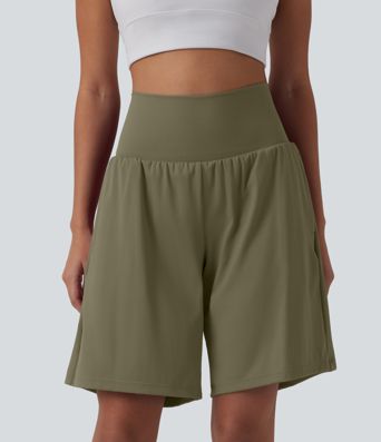SoftlyZero™ Airy Super High Waisted 2-in-1 Cool Touch Yoga Shorts 9" with Pockets SoftlyZero™ Airy Super High Waisted 2-in-1 Cool Touch Yoga Shorts 9" with Pockets