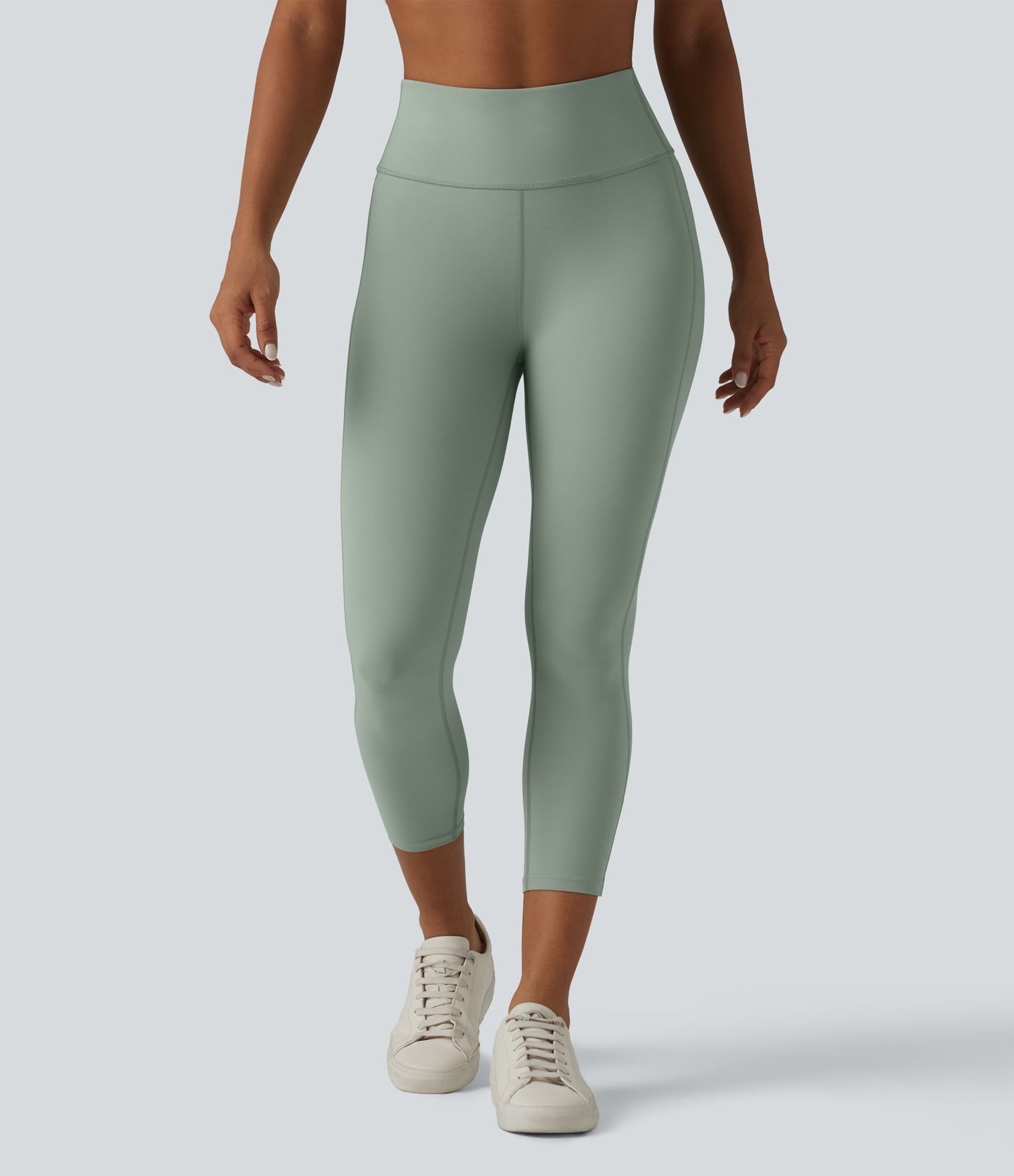 Halara UltraSculpt™ High Waisted Tummy Control Capri Casual Leggings with Pockets