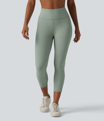 Halara UltraSculpt™ High Waisted Tummy Control Capri Casual Leggings with Pockets
