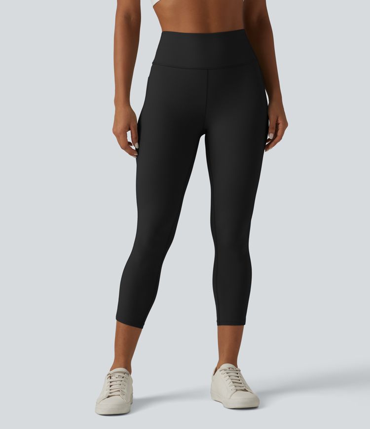 Halara UltraSculpt™ High Waisted Tummy Control Capri Casual Leggings with Pockets Halara UltraSculpt™ High Waisted Tummy Control Capri Casual Leggings with Pockets