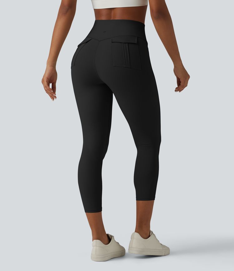 Halara UltraSculpt™ High Waisted Tummy Control Capri Casual Leggings with Pockets Halara UltraSculpt™ High Waisted Tummy Control Capri Casual Leggings with Pockets
