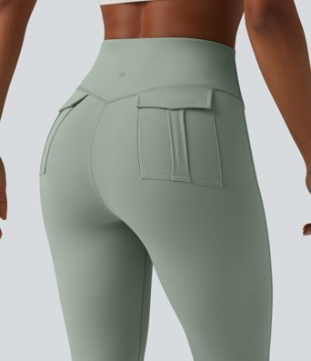 Halara UltraSculpt™ High Waisted Tummy Control Capri Casual Leggings with Pockets