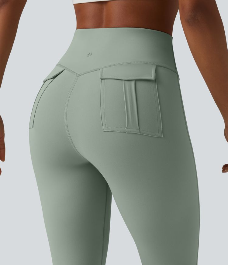 Halara UltraSculpt™ High Waisted Tummy Control Capri Casual Leggings with Pockets