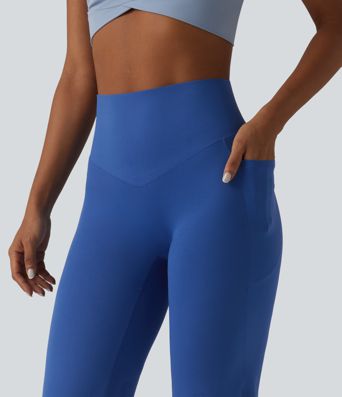 SoftlyZero™ High Waisted Tummy Control Pedal Pushers Dance Balloon Joggers with Pockets