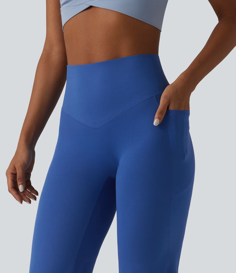 SoftlyZero™ High Waisted Tummy Control Pedal Pushers Dance Balloon Joggers with Pockets