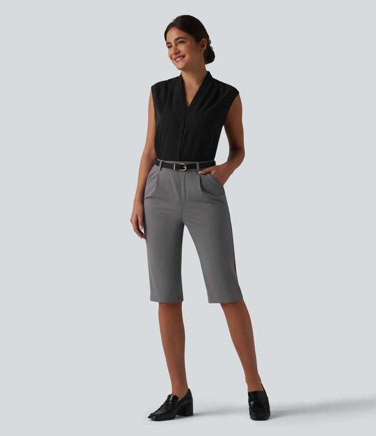 Body tailleur sans manches col V Body tailleur sans manches col V