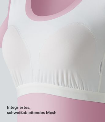 Lässiges, ärmelloses Top aus Baumwolle mit Wasserfallausschnitt und integriertem BH - B-DD Cups