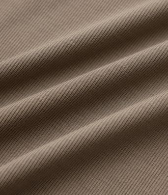 Ribbed Knit Foldover Super High Waisted Baggy Casual Trousers with Pockets