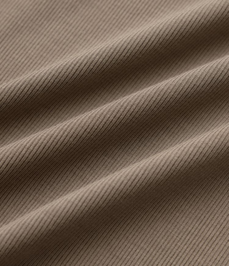 Ribbed Knit Foldover Super High Waisted Baggy Casual Trousers with Pockets