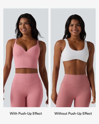 Halara UltraSculpt™ Push-Up Crisscross Adjustable Straps Non-Removable Pad Yoga Tank Top