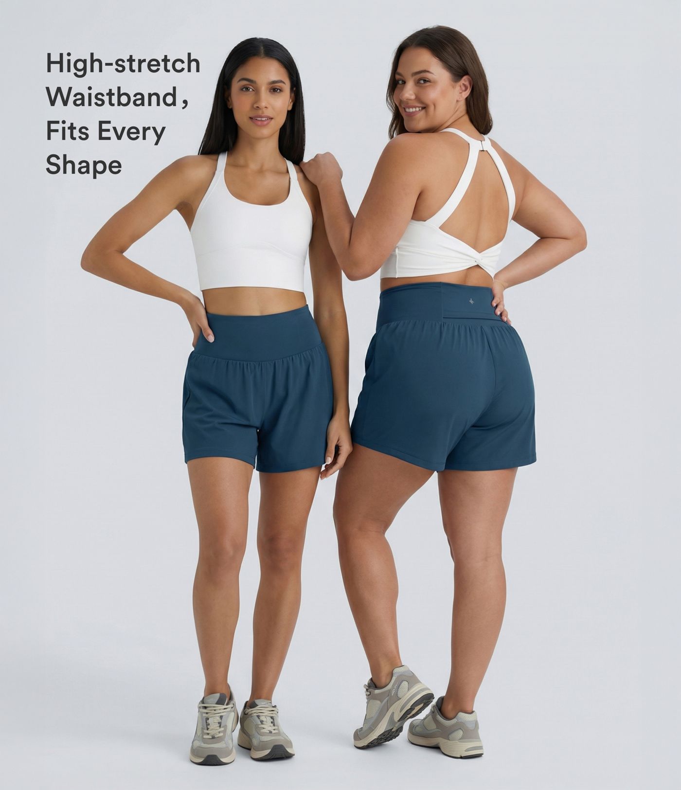 Softlyzero™ Airy High Waisted Tummy Control 2-in-1 Cool Touch Yoga Shorts 5'' with Pockets