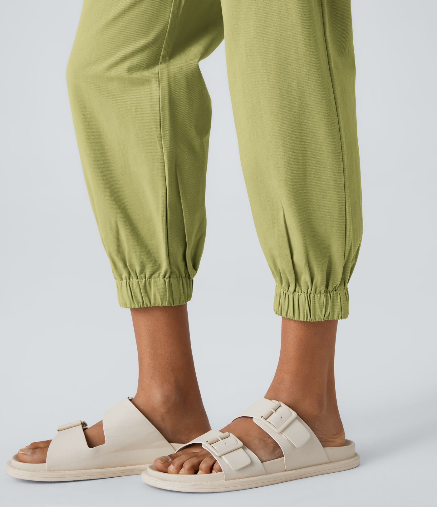 Mid Rise Casual Cotton Joggers with Pockets Mid Rise Casual Cotton Joggers with Pockets