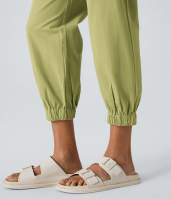 Mid Rise Casual Cotton Joggers with Pockets Mid Rise Casual Cotton Joggers with Pockets