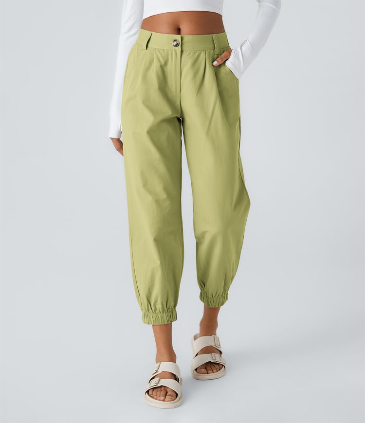 Mid Rise Casual Cotton Joggers with Pockets Mid Rise Casual Cotton Joggers with Pockets