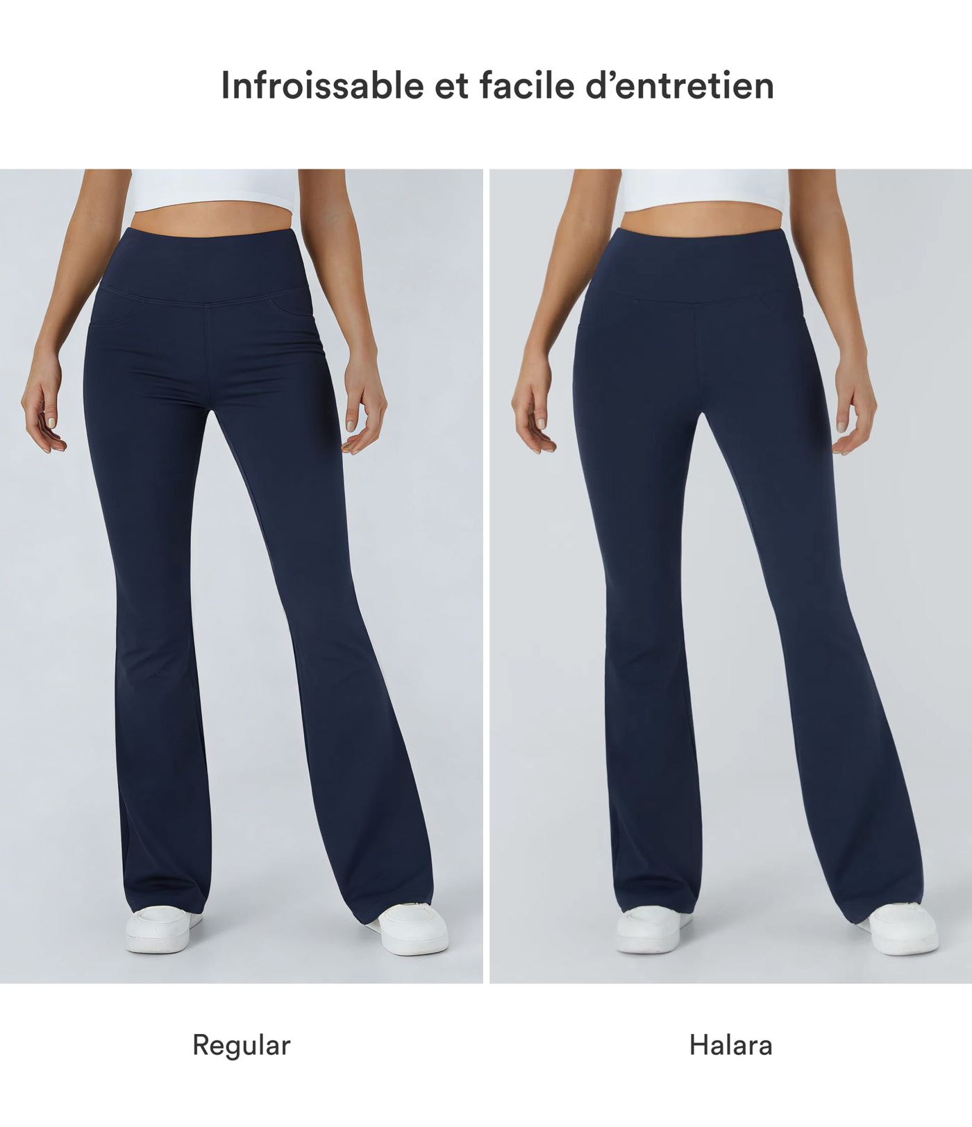 Legging yoga évasé taille haute DayStretch avec poches