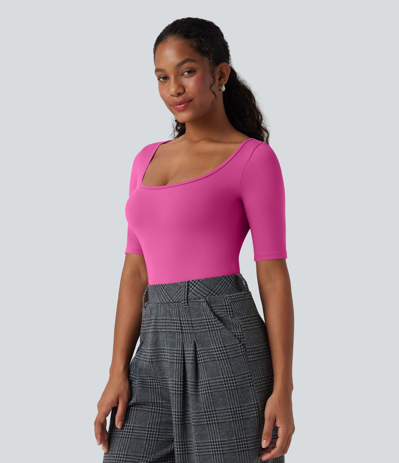 SoftlyZero™ Luftiger Rundhals Kurzarm Cool Touch Arbeits-T-Shirt