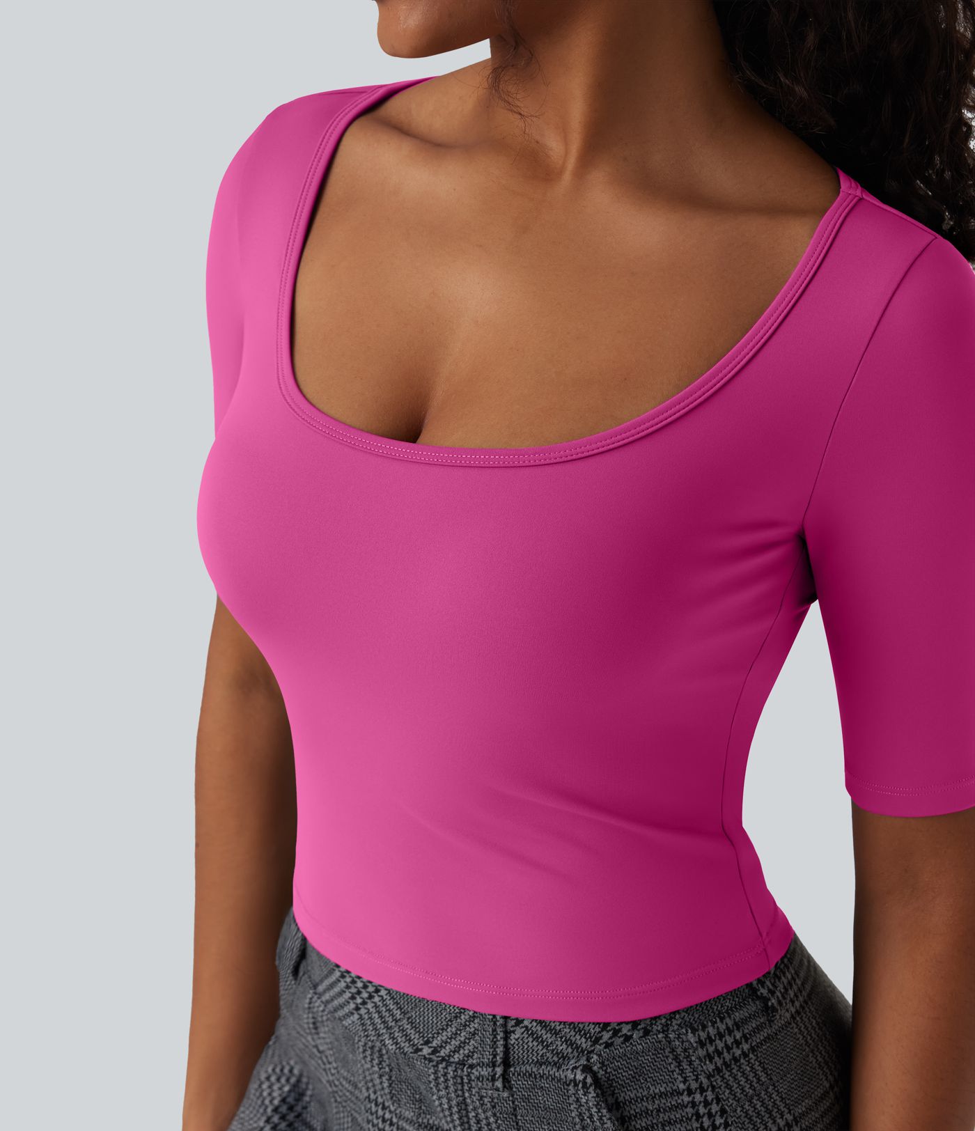 SoftlyZero™ Luftiger Rundhals Kurzarm Cool Touch Arbeits-T-Shirt