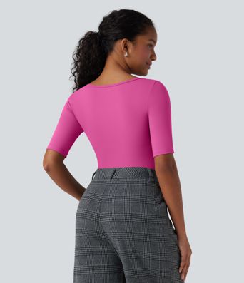 SoftlyZero™ Luftiger Rundhals Kurzarm Cool Touch Arbeits-T-Shirt