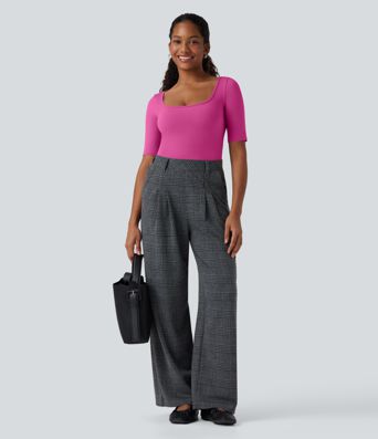 SoftlyZero™ Luftiger Rundhals Kurzarm Cool Touch Arbeits-T-Shirt