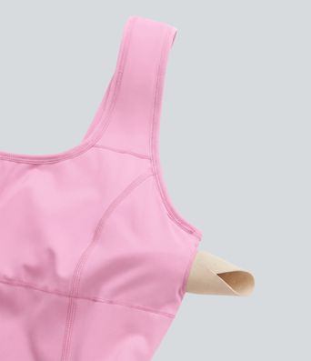SoftlyZero™ Airy U Neck 2-in-1 Pocket Mini Cool Touch Dance Active Dress SoftlyZero™ Airy U Neck 2-in-1 Pocket Mini Cool Touch Dance Active Dress