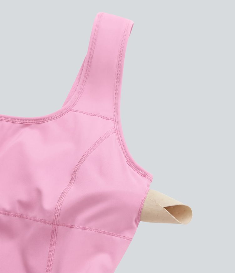 SoftlyZero™ Airy U Neck 2-in-1 Pocket Mini Cool Touch Dance Active Dress SoftlyZero™ Airy U Neck 2-in-1 Pocket Mini Cool Touch Dance Active Dress