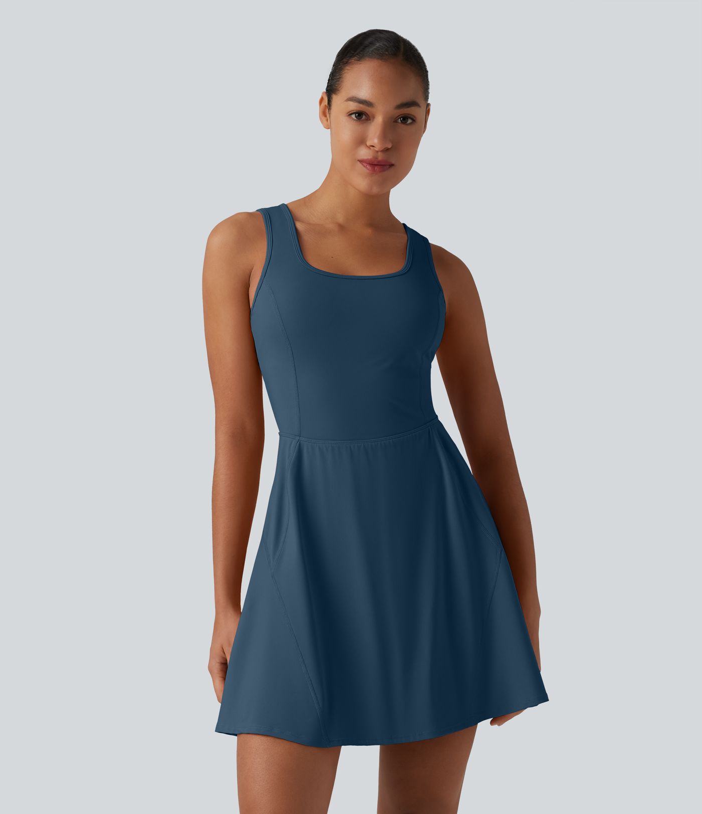 SoftlyZero™ Airy 2-in-1 Cool Touch Mini Dance Active Dress with Pockets-Easy Peezy Edition-Longer Length SoftlyZero™ Airy 2-in-1 Cool Touch Mini Dance Active Dress with Pockets-Easy Peezy Edition-Longer Length