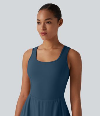 SoftlyZero™ Airy 2-in-1 Cool Touch Mini Dance Active Dress with Pockets-Easy Peezy Edition-Longer Length SoftlyZero™ Airy 2-in-1 Cool Touch Mini Dance Active Dress with Pockets-Easy Peezy Edition-Longer Length