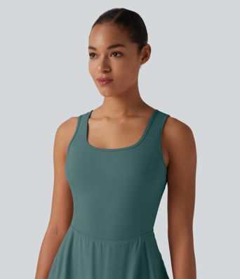 SoftlyZero™ Airy 2-in-1 Cool Touch Mini Dance Active Dress with Pockets-Easy Peezy Edition-Longer Length SoftlyZero™ Airy 2-in-1 Cool Touch Mini Dance Active Dress with Pockets-Easy Peezy Edition-Longer Length