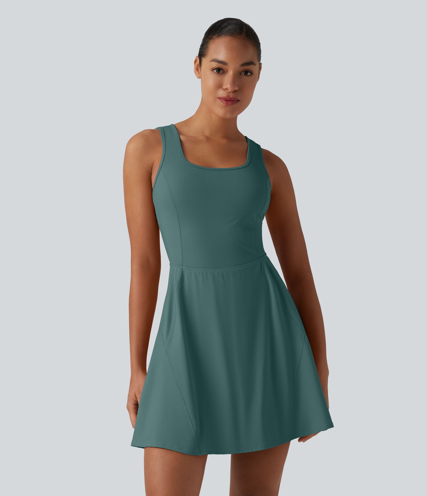 SoftlyZero™ Airy 2-in-1 Cool Touch Mini Dance Active Dress with Pockets-Easy Peezy Edition-Longer Length SoftlyZero™ Airy 2-in-1 Cool Touch Mini Dance Active Dress with Pockets-Easy Peezy Edition-Longer Length