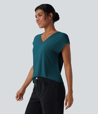 V Neck Short Sleeve Casual T-Shirt V Neck Short Sleeve Casual T-Shirt