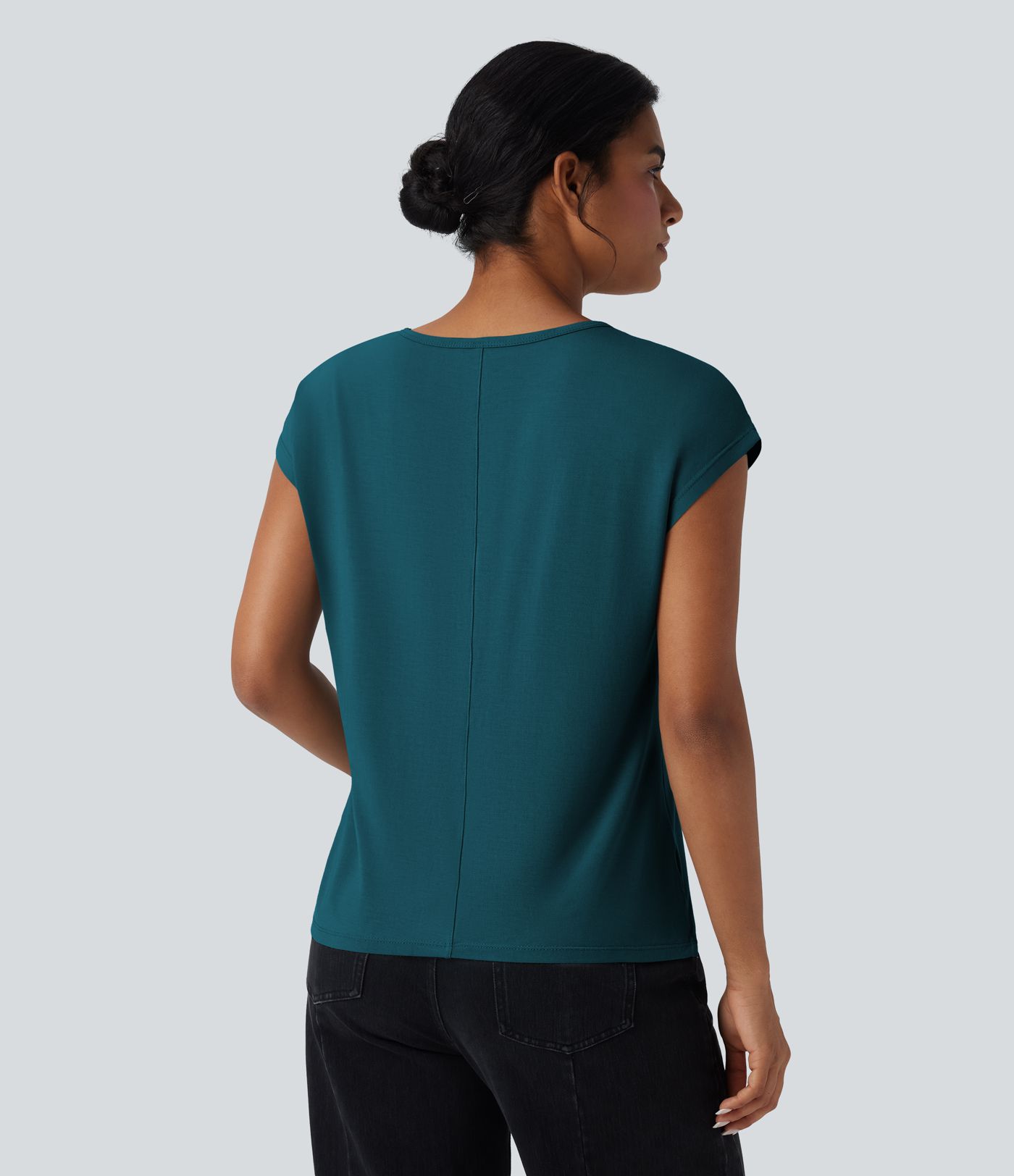 V Neck Short Sleeve Casual T-Shirt V Neck Short Sleeve Casual T-Shirt