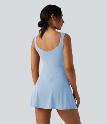 SoftlyZero™ Airy 2-in-1 Cool Touch Mini Tennis Active Dress with Pocket-Easy Peezy Edition-UPF50+