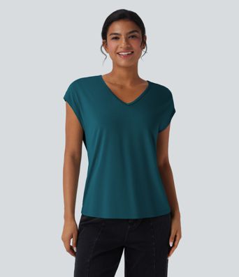 V Neck Short Sleeve Casual T-Shirt V Neck Short Sleeve Casual T-Shirt