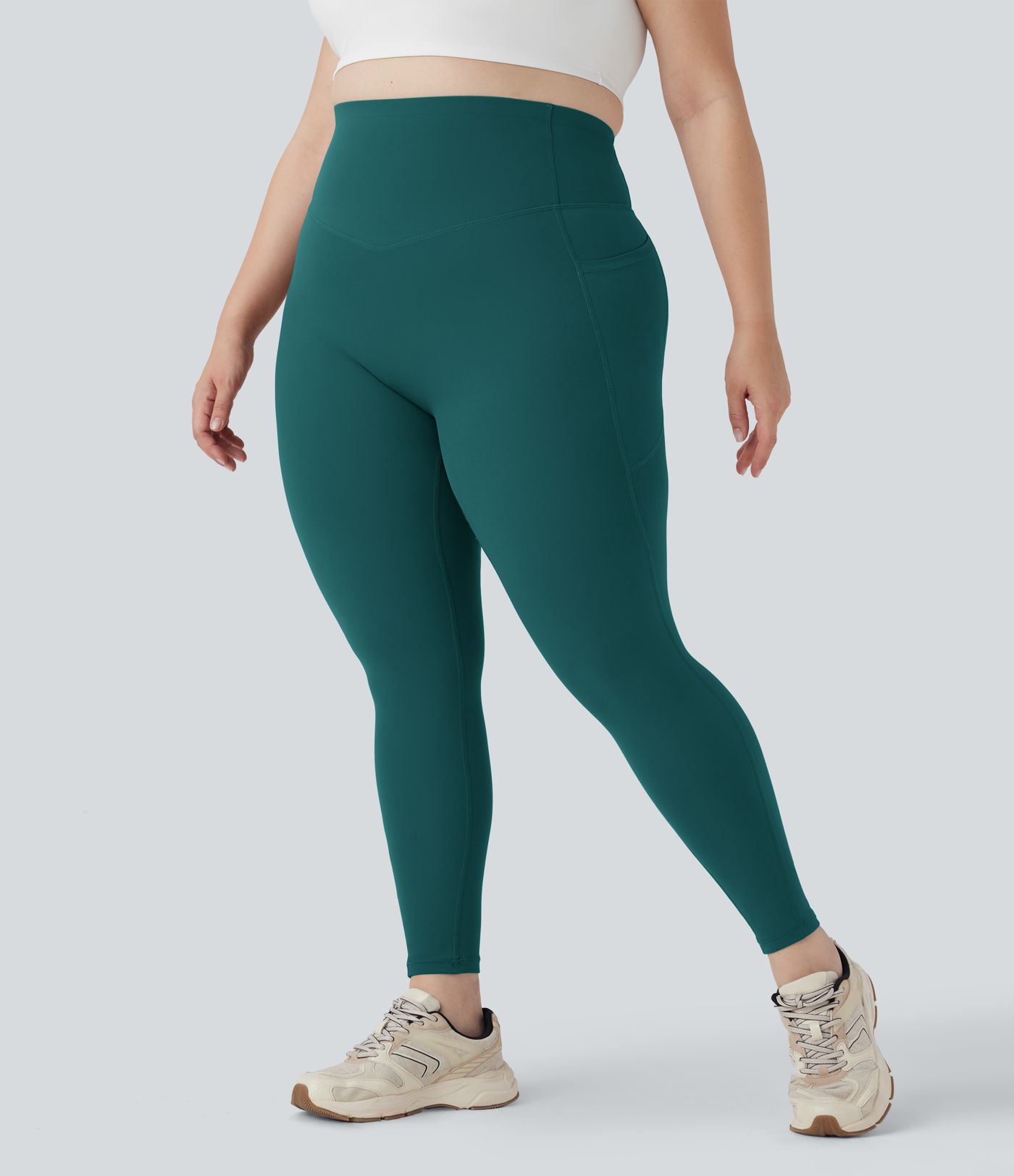 Legging d'entraînement gainant galbant taille haute grande taille avec poches Halara UltraSculpt™ Legging d'entraînement gainant galbant taille haute grande taille avec poches Halara UltraSculpt™